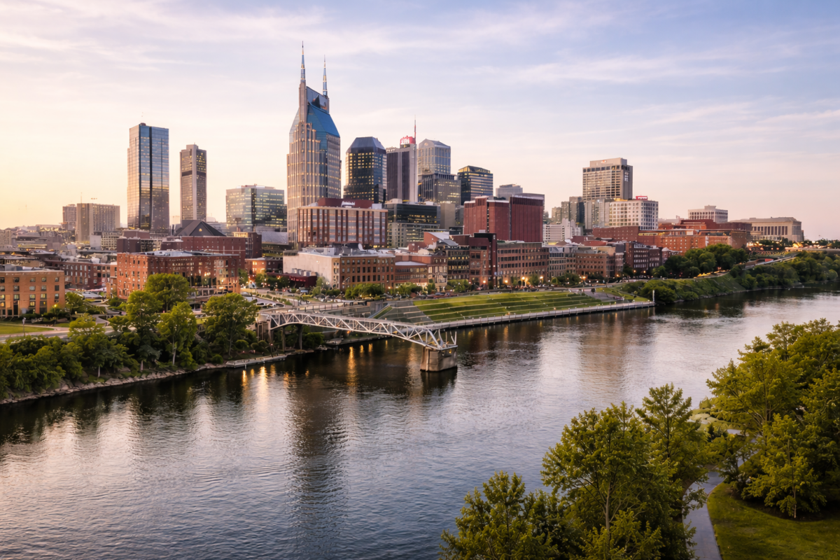 Nashville skyline representing cost of living in 2026