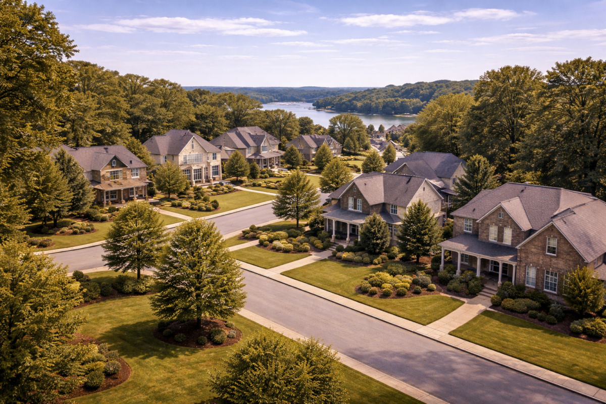 Living in Old Hickory Tennessee neighborhood near Old Hickory Lake