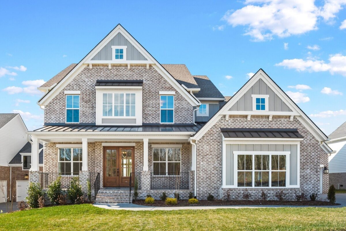 Residential homes in the Silver Stream neighborhood of Nolensville, Tennessee