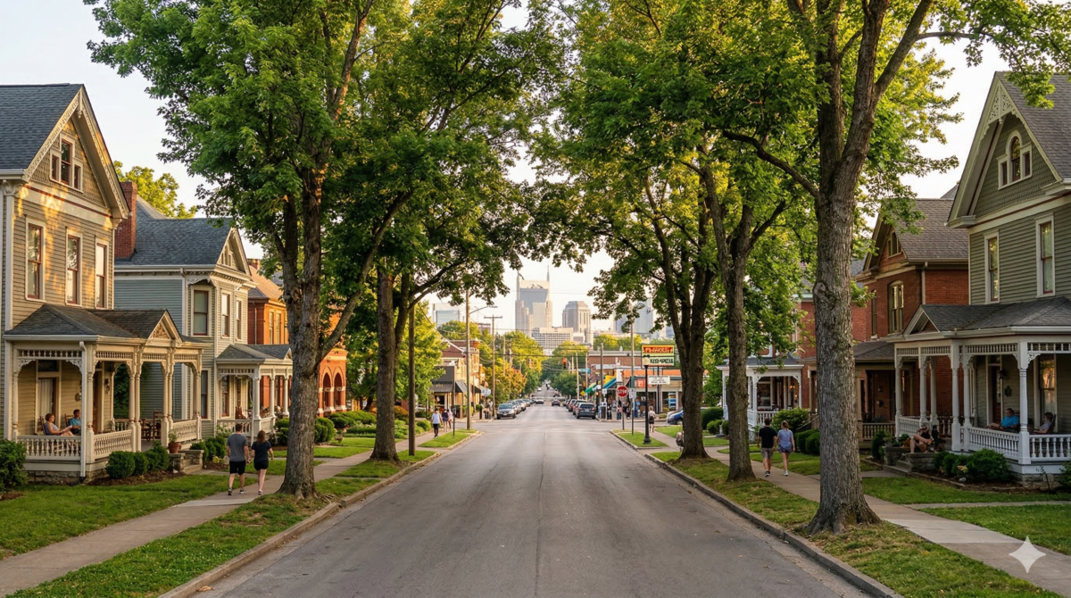 historic homes in Edgefield East Nashville near Five Points