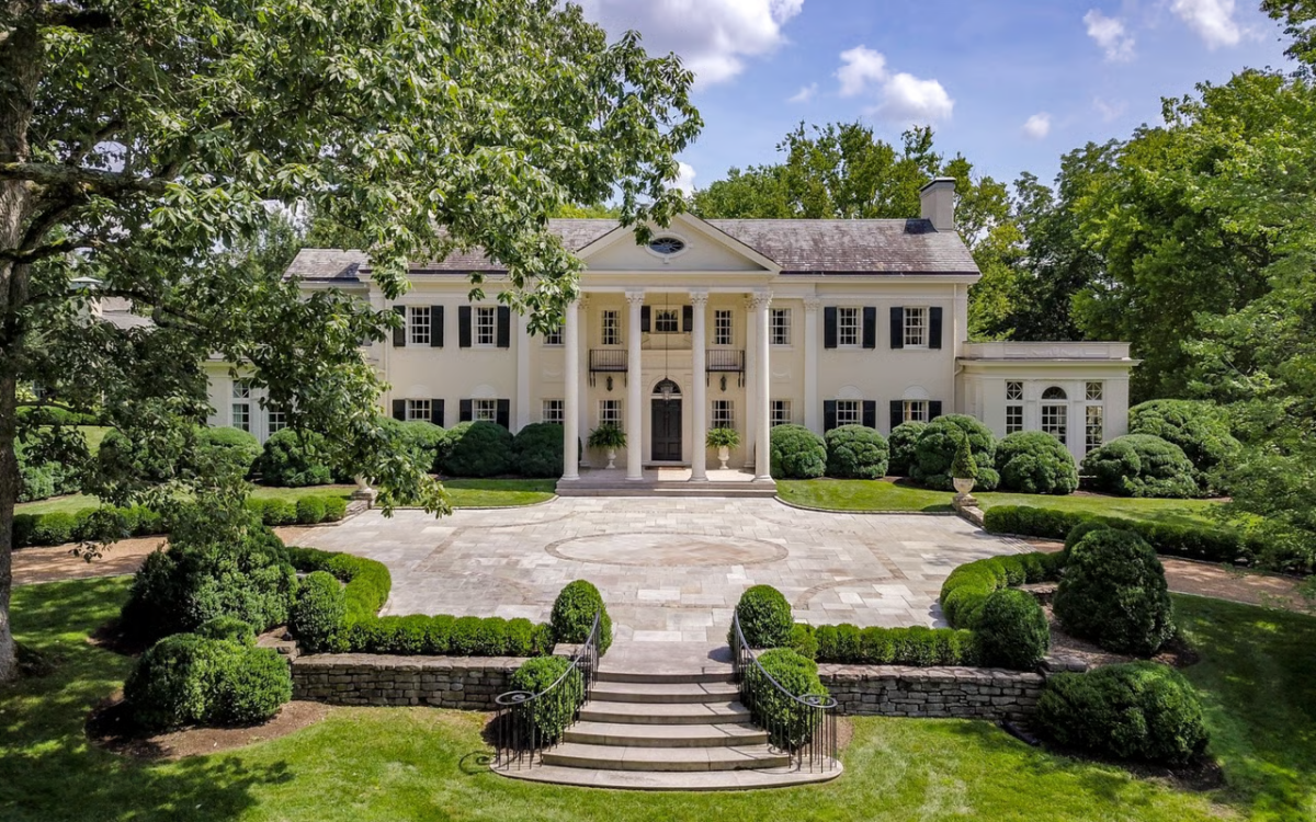 luxury home Nashville TN modern estate exterior