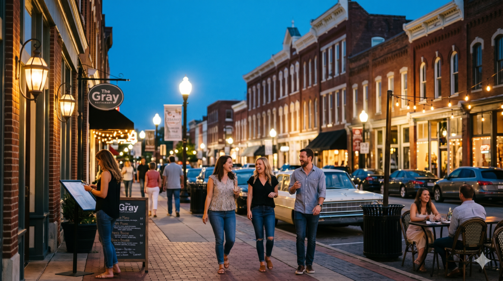 historic downtown Franklin Tennessee